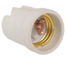 Патрон подвесной керамический Е27 (200 шт), стикер на изделии Пкр27-04-К43  EPC10-04-01-K01  IEK