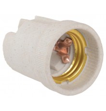 Патрон подвесной керамический Е27 (200 шт), стикер на изделии Пкр27-04-К43  EPC10-04-01-K01  IEK