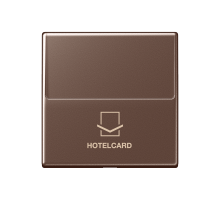 Накладка-картодержатель для балансирных механизмов 531U, 532U, 533U, 534U; термопласт; мокко; A500  A590CARDMO  Jung