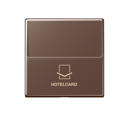 Накладка-картодержатель для балансирных механизмов 531U, 532U, 533U, 534U; термопласт; мокко; A500  A590CARDMO  Jung