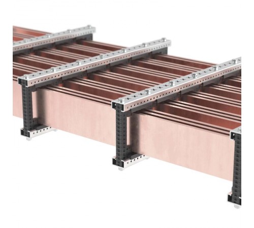 Комплект изоляторов главной шинной системы 2-3 шины на полюс, толщиной 10мм, 3Р  R5BBMS23103P  DKC