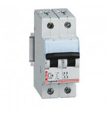 Выключатель автоматический двухполюсный DX 16A C 6кА  003433  Legrand
