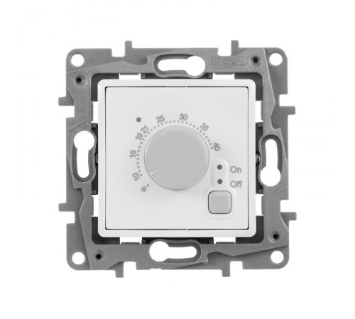 Etika Белый Регулятор теплого пола  672230  Legrand