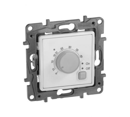 Etika Белый Регулятор теплого пола  672230  Legrand