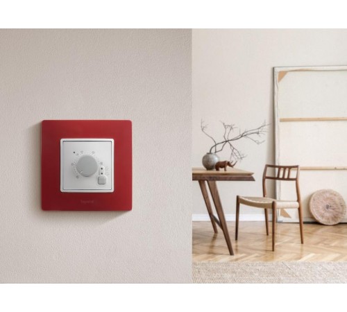 Etika Белый Регулятор теплого пола  672230  Legrand