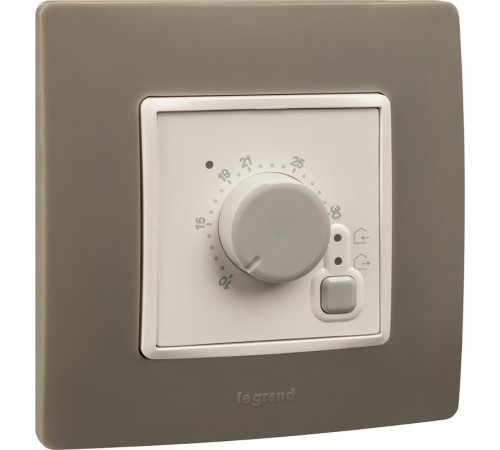 Etika Белый Регулятор теплого пола  672230  Legrand