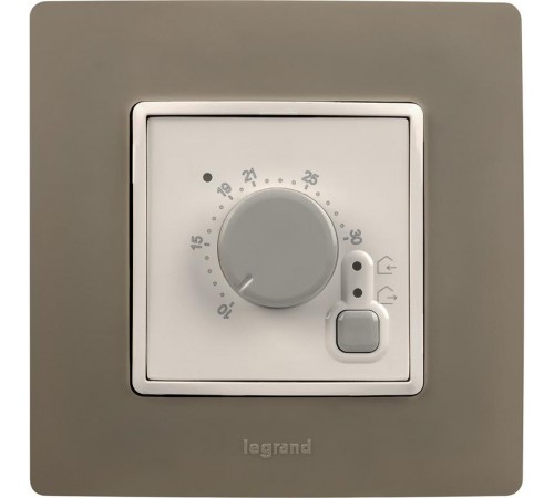 Etika Белый Регулятор теплого пола  672230  Legrand