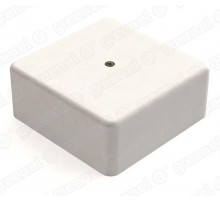 Коробка распределительная для о/п с кабель-каналом 100х100х44мм, IP40, цвет-БЕЛЫЙ (25шт)  GE41221-01  GREENEL