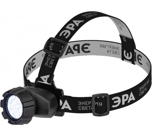 Фонарь налобный 23xLED 3xAAA GB-605, 4 режима, черный  Б0031385  ЭРА