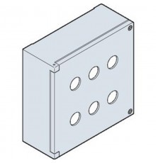 Корпус кнопочного поста KEM6-0 на 6 элементов металлический  SK616706-AA  ABB