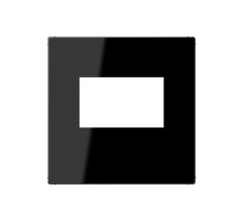 Kрышка для USB-зарядный устройств; без видимого винта; термопласт; черный  A1569USBSW  Jung