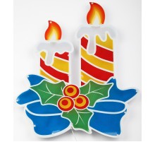 Фигура светодиодная  Свечки,  ENIOF-09  ,220V, IP44 (6/60)  Б0041939  ЭРА