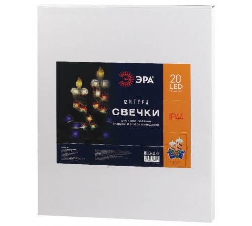 Фигура светодиодная  Свечки,  ENIOF-09  ,220V, IP44 (6/60)  Б0041939  ЭРА