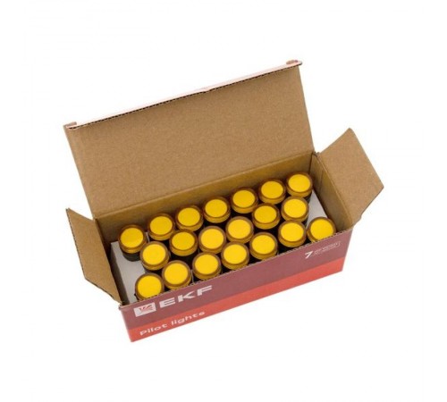 Матрица светодиодная AD16-16HS желтая 24 В DC (16мм) EKF PROxima   ledm-ad16-24-y   EKF