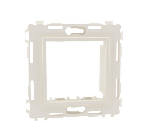 Brava белый Каркас одноместный без лапок RAL9010 С/У 2 мод  75023W  DKC