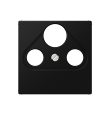 Крышка для телевизионной и спутниковой розетки; термопласт; черный матовый  A561BFPLSATSWM  Jung
