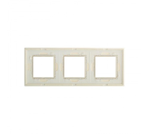 Рамка из натурального стекла, "Avanti", белая, 6 модулей  4400826  DKC