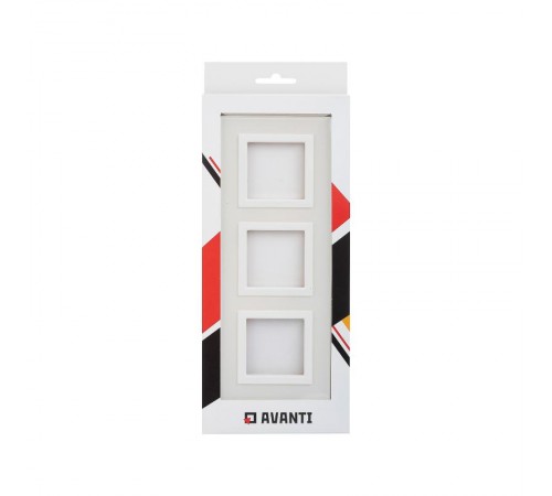 Рамка из натурального стекла, "Avanti", белая, 6 модулей  4400826  DKC