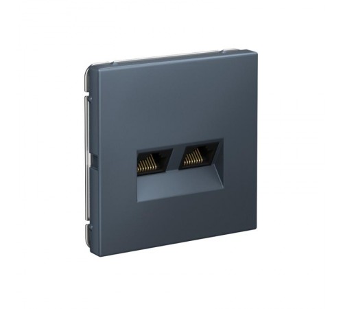 ArtGallery Грифель Розетка двойная компьютерная RJ45+RJ45, кат. 5е, механизм  GAL000785  SE