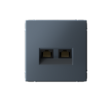 ArtGallery Грифель Розетка двойная компьютерная RJ45+RJ45, кат. 5е, механизм  GAL000785  SE