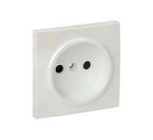 Валенсия лицевая панель розетки 1-местной б/з 10 А жемчуг с защ. штор. EKF PROxima   ESR10-L-022-50   EKF