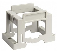 Суппорт под розетку BRAVA на DIN рейку, цвет серый RAL 7035  54840  DKC