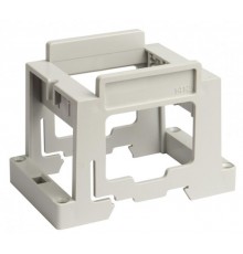 Суппорт под розетку BRAVA на DIN рейку, цвет серый RAL 7035  54840  DKC