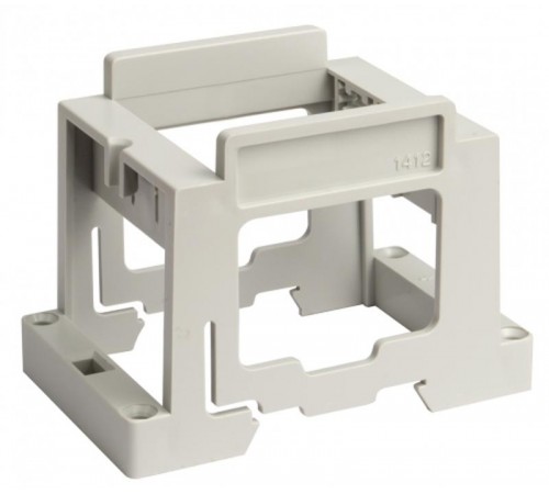 Суппорт под розетку BRAVA на DIN рейку, цвет серый RAL 7035  54840  DKC