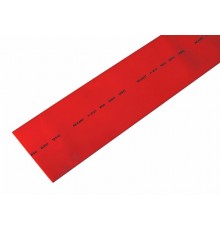 Термоусадочная трубка 50,0/25,0 мм, красная, упаковка 10 шт. по 1 м  25-0004  REXANT
