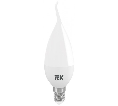 Лампа светодиодная LED 7Вт Е14 220В 3000К CB35 свеча на ветру  LLE-CB35-7-230-30-E14  IEK