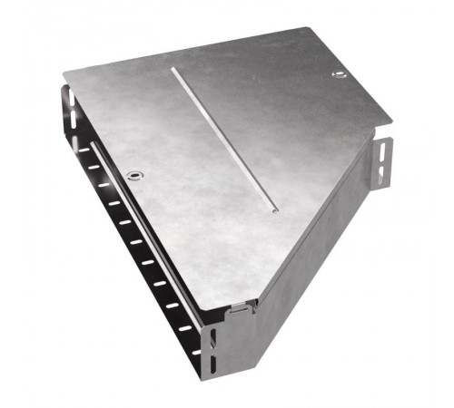 Переходник левый с крышкой Стандарт 600х300х100   PR16.0702  Промрукав