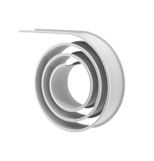 Рассеиватель гибкий опаловый из поликарбоната 60х8 мм, длина рулона 30,2 м  V2-XL-OP00-02.0.0777.00  VARTON