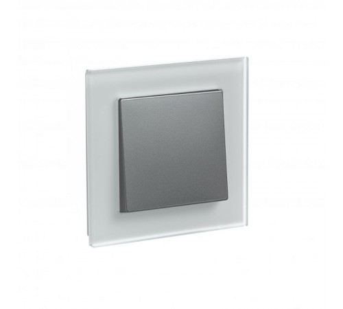 AtlasDesign Nature Белый Рамка 1-ая, матовое стекло  ATN330101 SE