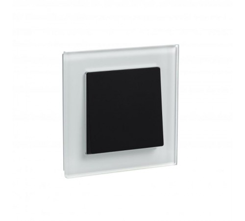 AtlasDesign Nature Белый Рамка 1-ая, матовое стекло  ATN330101 SE