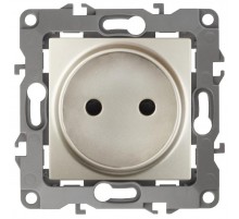 Розетка 12-2105-04 2P, 16АХ-250В,  шампань  Б0018257  ЭРА