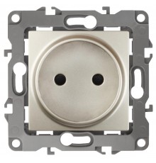 Розетка 12-2105-04 2P, 16АХ-250В,  шампань  Б0018257  ЭРА