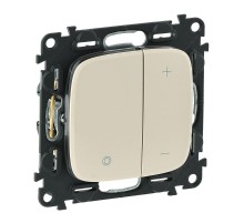 Valena ALLURE DIY Сл.кость Светорегулятор кнопочный универ. 400Вт без нейтрали.С лиц. пан..  752862  Legrand