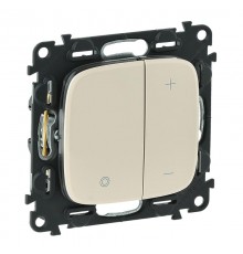 Valena ALLURE DIY Сл.кость Светорегулятор кнопочный универ. 400Вт без нейтрали.С лиц. пан..  752862  Legrand