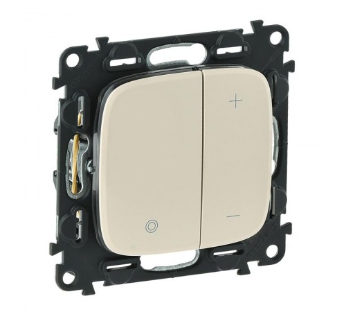 Valena ALLURE DIY Сл.кость Светорегулятор кнопочный универ. 400Вт без нейтрали.С лиц. пан..  752862  Legrand