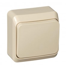 Этюд Кремовый О/У Выключатель 1-клавишный  BA10-001K  SE