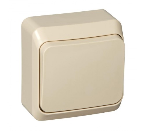 Этюд Кремовый О/У Выключатель 1-клавишный  BA10-001K  SE