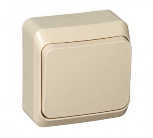 Этюд Кремовый О/У Выключатель 1-клавишный  BA10-001K  SE