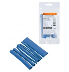 Набор трубок термоусаживаемых, клеевых "Моноцвет-диапазон, синий "  SQ0548-2304  TDM