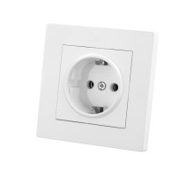 Розетка 2П+З 16А 250В белая "Сенеж"   SQ1816-0032  TDM