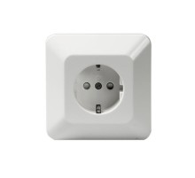 Розетка SCHUKO в сборе с заземлением, 16А / 250В, зажимные клеммы, серия Jussi, белый  20EUJKS-212   2TKA000692G1  ABB