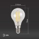 Лампа светодиодная F-LED P45-11w-827-E14 (филамент, шар, 11Вт, тепл, E14)  Б0047012  ЭРА