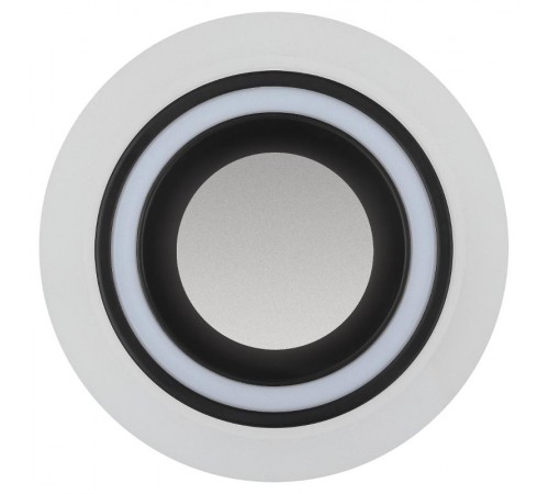 Светильник встраиваемый декоративный DK90 WH/BK MR16/GU5.3 белый/черный  Б0054359  ЭРА