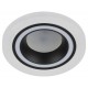 Светильник встраиваемый декоративный DK90 WH/BK MR16/GU5.3 белый/черный  Б0054359  ЭРА