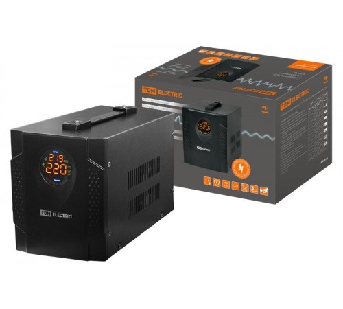 Стабилизатор напряжения СНС1-1-0,5 кВА симисторный переносной  SQ1203-0001  TDM