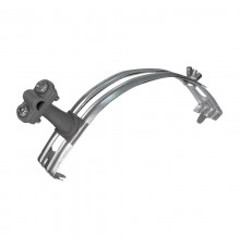 Держатель проводника круглого 6-10 мм для конька, серый, оцинк. 90037  Ezetek